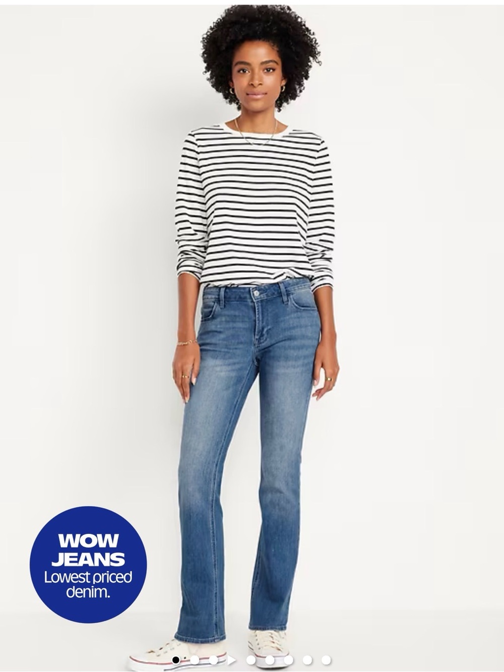 Old Navy Women's Mid-Rise Wow Boot-Cut Jeans Size 4 NWT